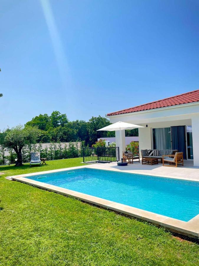 Villa Destiny Nedescina, Istrien, Kroatien Ngoại thất bức ảnh